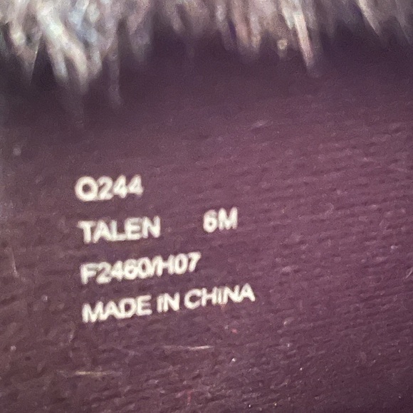 COACH Talen Genuine Rabbit Fur Cuff Quilted Boots Women's Size 6 M Brown - Picture 8 of 12